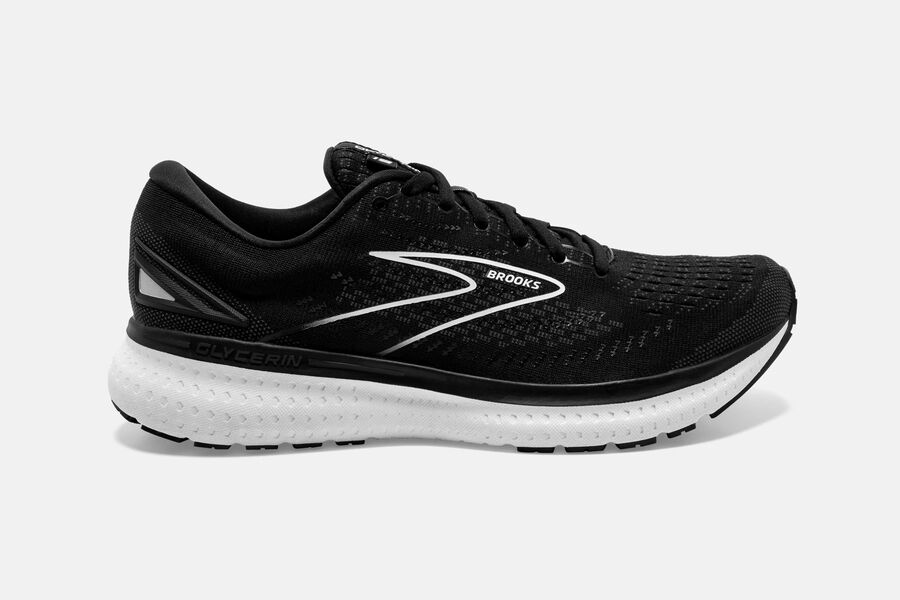 Brooks Glycerin 19 Road Löparskor Dam - Svarta/Vita - 2917-BXKAW